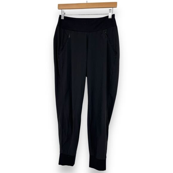 Athleta Soho Jogger Pants Women’s Black 0 Petite Casual Comfort Athletic - Picture 2 of 8
